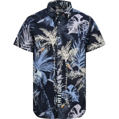 Jack&Jones Jjhawaii miesten lyhythihainen kauluspaita