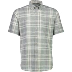 Jack's Checked cotton/linen shirt S/S