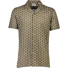 Lindbergh Embroidery cotton shirt S/S