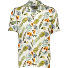 Lindbergh Men's Short-Sleeved Collared Shirt