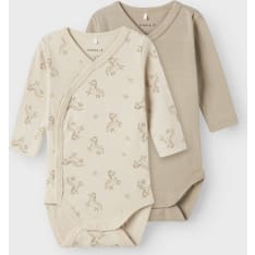 Name It Baby Nbnbody Baby Wrap Bodysuit 2-pack