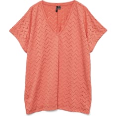 Vero Moda Curve Vmcthas naisten lyhythihainen pusero