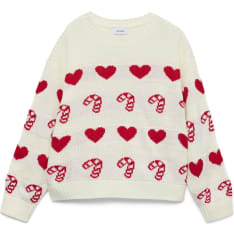 Vero Moda Girl Vmcandyhearts nuorten neulepaita