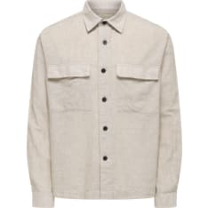 Only&Sons Onscaiden miesten pellavakauluspaita