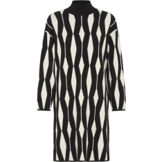 b.young Byotari jacquard ladies dress