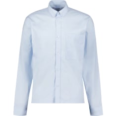 Lindbergh Fine oxford cropped shirt L/S