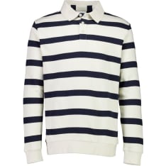 Lindbergh Striped polo sweatshirt L/S