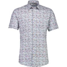 Jack's AOP cotton stretch shirt S/S