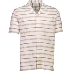 Lindbergh Striped structure shirt S/S