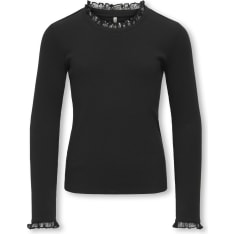 Kids Only Girl Kogleslie Blouse - Closed Neckline Fem Knit Top