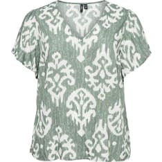 Vero Moda Curve Vmceasy naisten lyhythihainen pusero