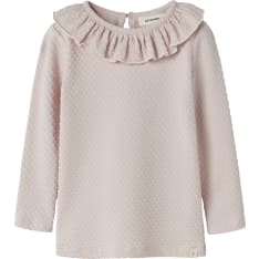 Lil' Atelier Mini Nmfnoel Blouse - Open Neckline Fem Knit Top