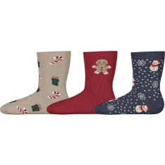 Name It Mini Nmnrichristmas 3-pack lasten joulusukat