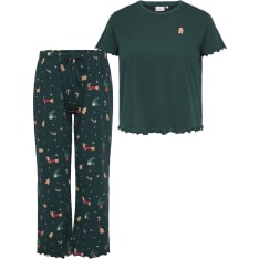 Only Carmakoma Carnew Pyjamas - Two-Piece Fem Knit Pyjama Set