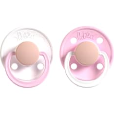 Rebael 2 pieces size 2 Dusty Pearly Mouse / Frosty Pearly Lion pacifier