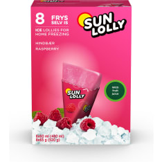 Sun Lolly Raspberry 8x60 ml/65 g Freeze your own popsicles
