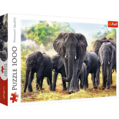 Trefl African Elephants 1000p palapeli