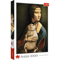 Trefl Lady with cat 1000p puzzle