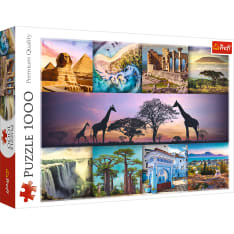 Trefl Collage Africa 1000p jigsaw puzzle