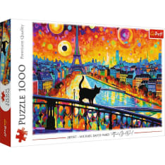 Trefl Cat in Paris 1000p Jigsaw Puzzle