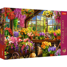 Trefl Premium Plus Tea Time: Preparations for Spring 1000p jigsaw puzzle