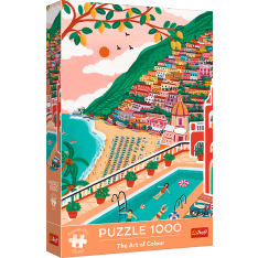 Trefl Premium Plus Modern: Positano, Italy 1000p jigsaw puzzle