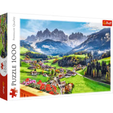 Trefl Santa Maddalena, Dolomite, Italy 1000p jigsaw puzzle