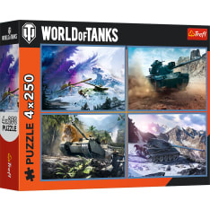 Trefl World of Tanks 4x250p palapeli