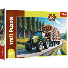 Trefl Puzzle Forest tractor 100 pcs