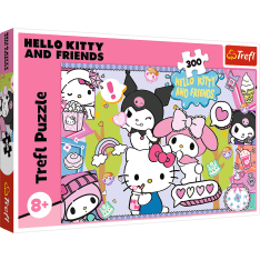 Trefl Hello Kitty Crazy Trio 300-piece jigsaw puzzle