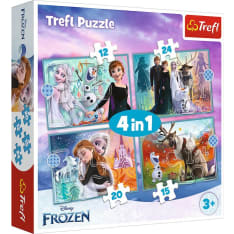 Trefl Frozen 4-in-1 Jigsaw Puzzle Set