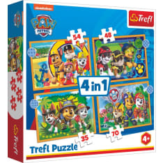 Trefl Ryhmä Hau 4-in-1 Jigsaw Puzzle Set