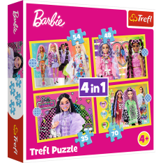 Trefl Barbie 4-in-1 Jigsaw Puzzle Set