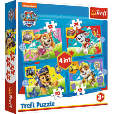 Trefl Ryhmä Hau 4-in-1 Jigsaw Puzzle Set