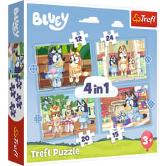 Trefl Bluey 4-in-1 puzzle