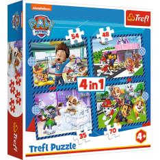 Trefl Paw Patrol 4-in-1 puzzle