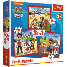 Trefl Group Hau - Happy Dogs 3-in-1 puzzle