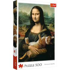 Trefl Mona Lisa and Purring Kitty 500p puzzle