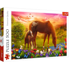 Trefl Horses in the Meadow 500p puzzle