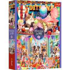 Trefl Fluffy Friends 2x500-piece jigsaw puzzle