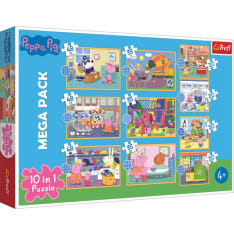 Trefl Mega Pack 10-in-1 Peppa Pig puzzle set