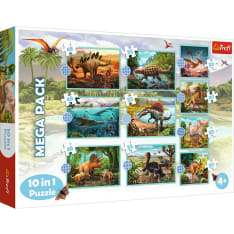 Trefl Dinosaurs 10-in-1 puzzle set