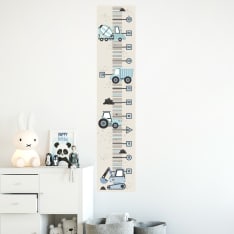 Pastelowe 28x135cm work tools length measurement decoration sticker