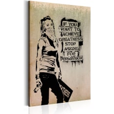 Artgeist Graffiti Slogan by Banksy taulu