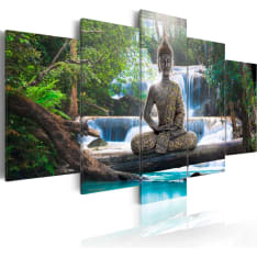 Artgeist Buddha and waterfall taulusetti