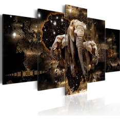 Artgeist Brown Elephants taulusetti