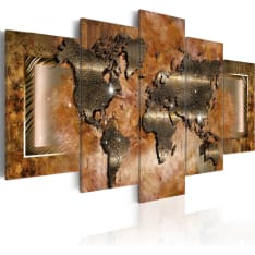 Artgeist Steel Map taulusetti