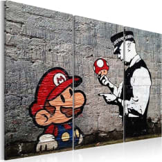 Artgeist Super Mario Mushroom Cop taulusetti