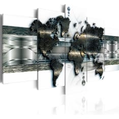 Artgeist Metal World Map taulusetti