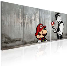 Artgeist Mario Bros on Concrete taulusetti